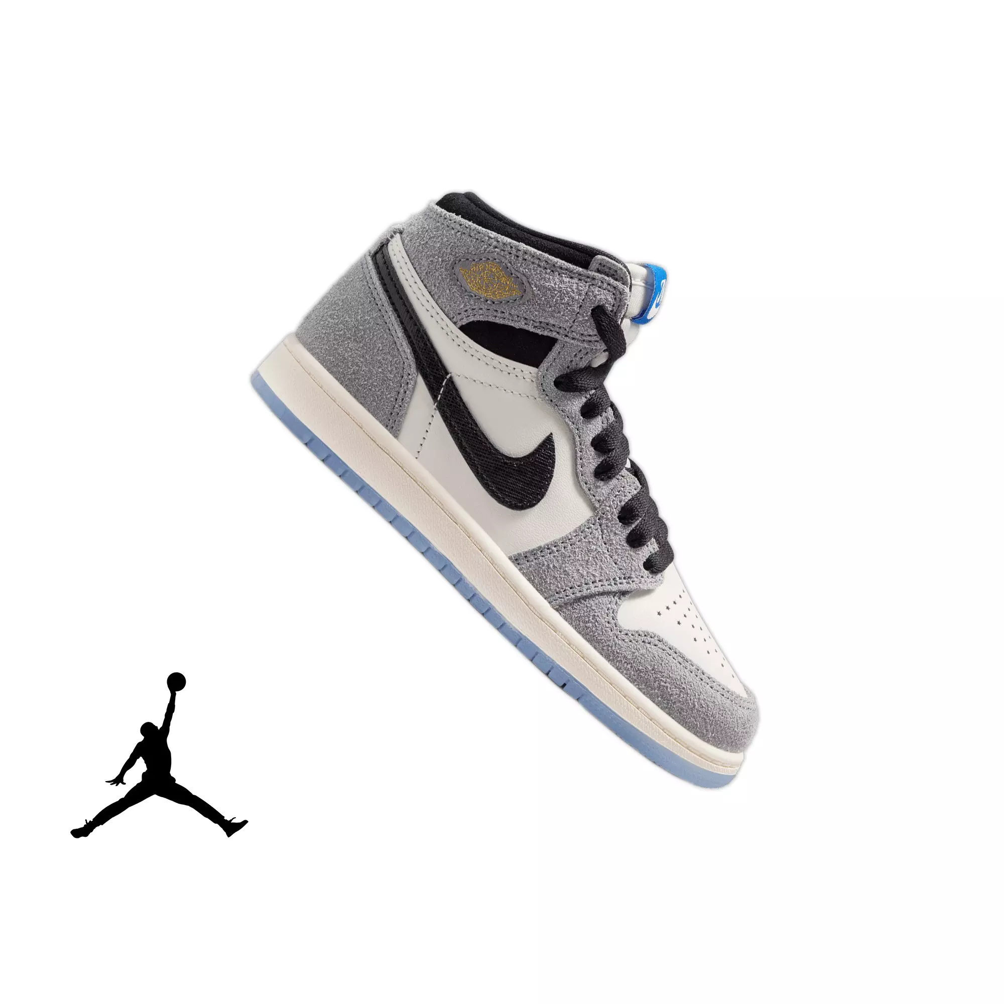 Jordan 1 Retro High OG “Cool Grey” Preschool Kids' Shoe